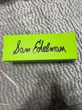 Sam Edelman Neon Lime Box with Black Logo